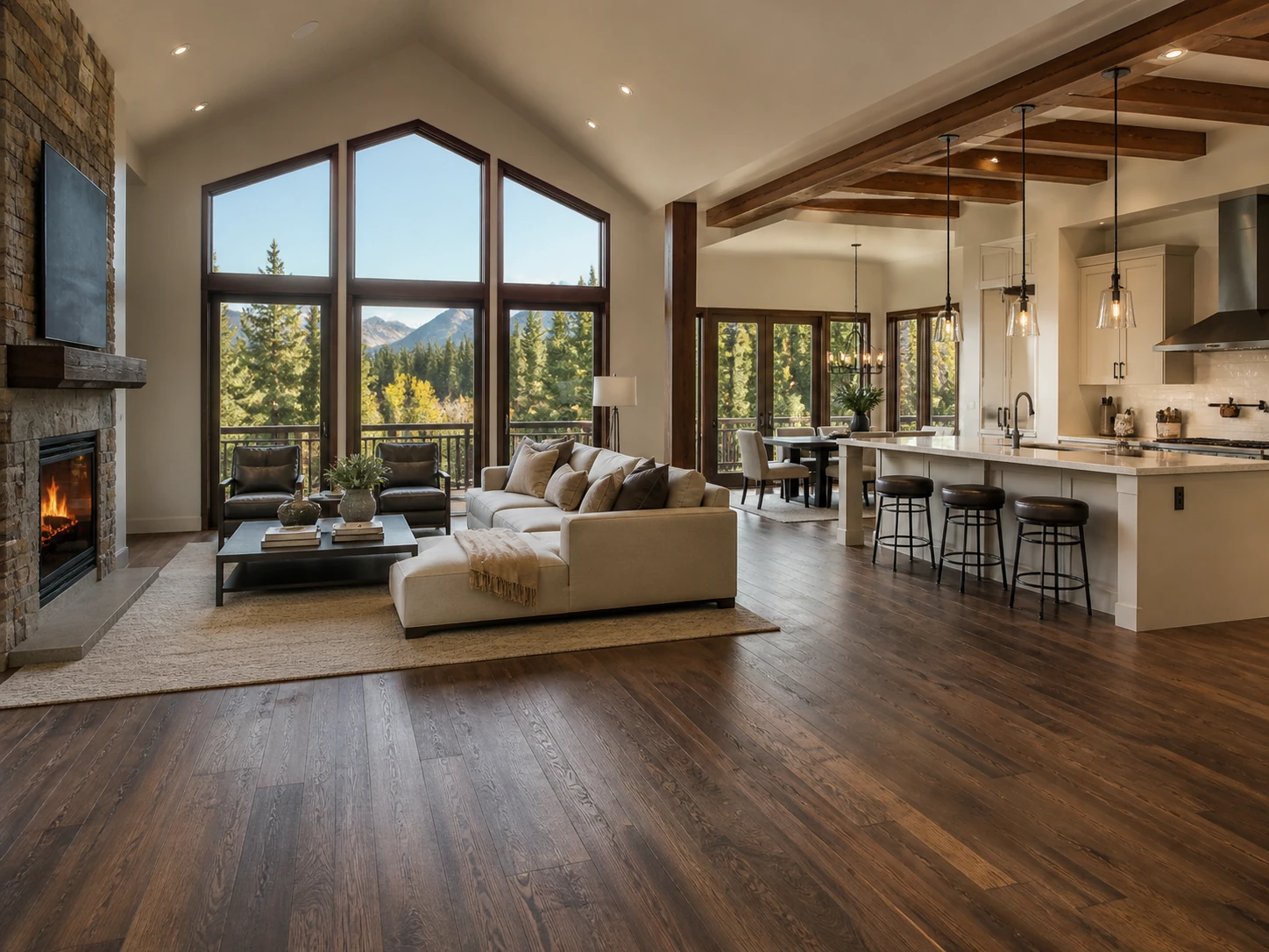 Hardwood flooring project in a Denver-area home