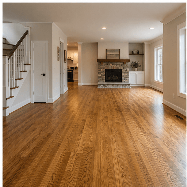 Hardwood flooring project in a Denver-area home
