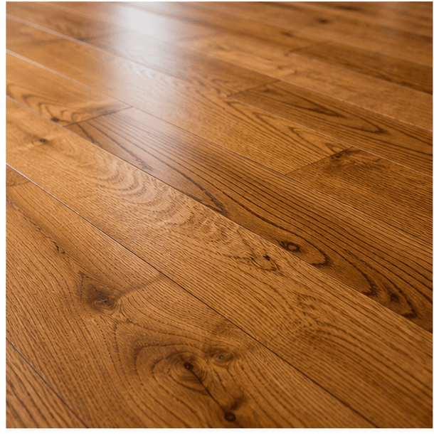 Premium hardwood flooring detail